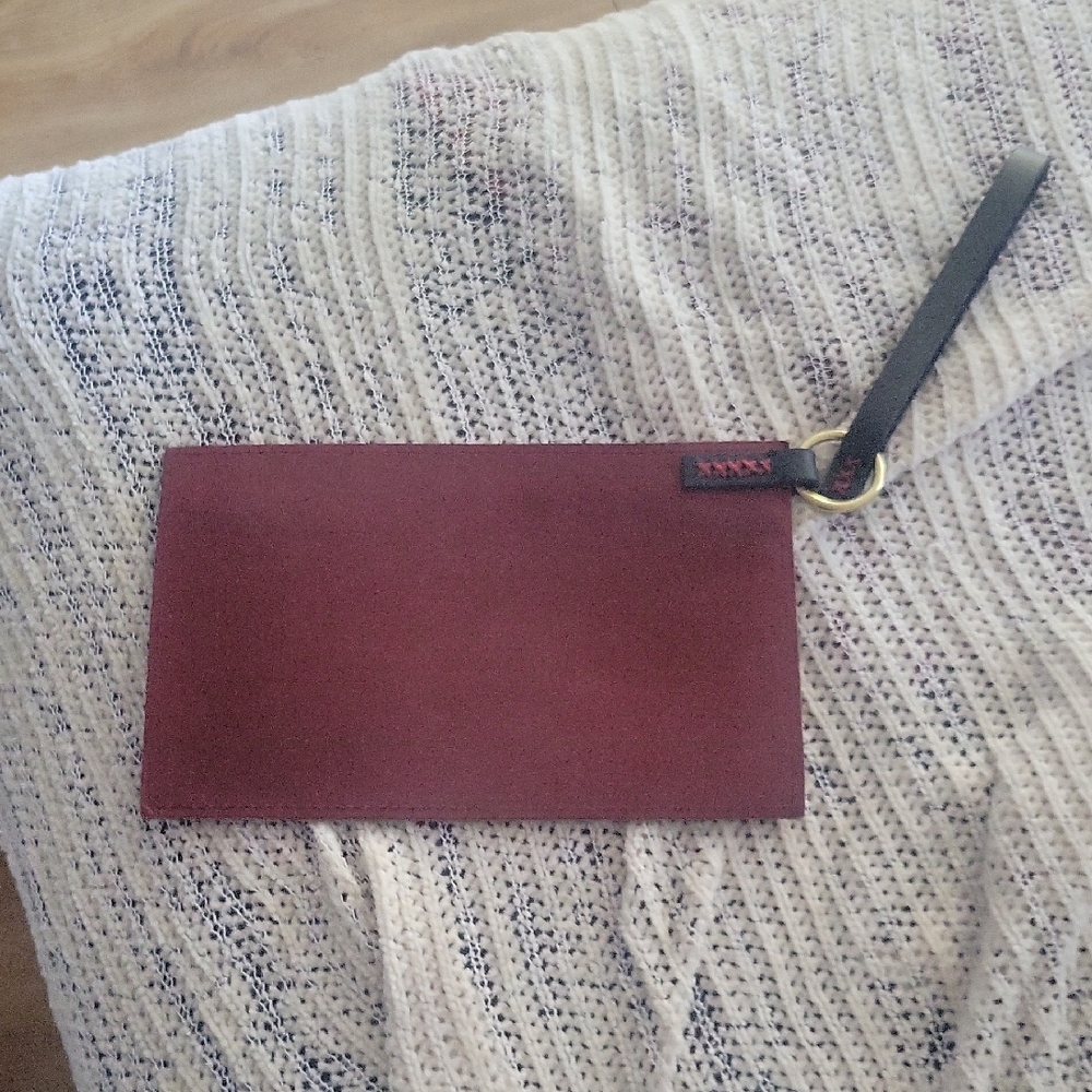 Elegant Burgundy Clutch Wallet